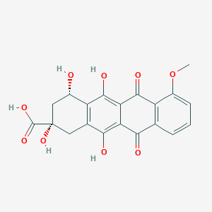 molecular formula C20H16O9 B13414887 1-Demethyl Hydroxy Daunomycinone 