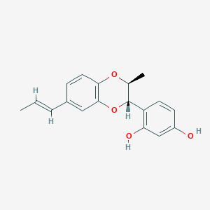 2',4'-Dihydroxy-3,7':4,8'-diepoxylign-7-ene