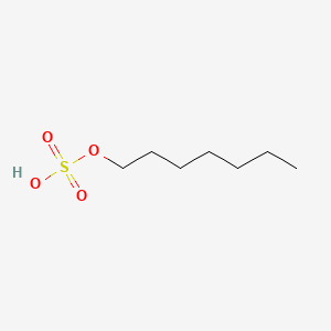 molecular formula C7H16O4S B13414993 Heptyl hydrogen sulfate CAS No. 50632-94-5