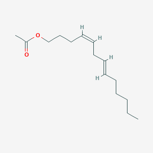 molecular formula C15H26O2 B013415 [(4Z,7E)-trideca-4,7-dienyl] acetate CAS No. 57981-60-9