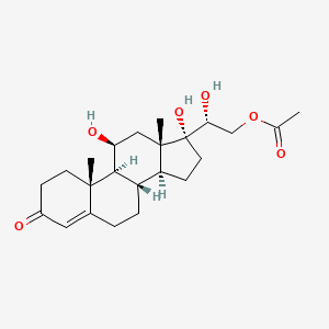 molecular formula C23H34O6 B13415014 20Beta-Dihydrocortisol 21-Acetate 