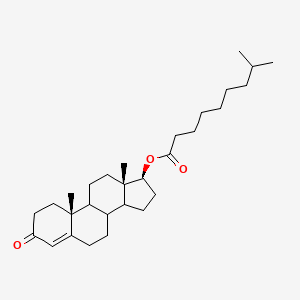 molecular formula C29H46O3 B13415017 Testosterone 17-Isocaprate 