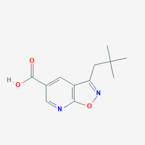 3-(2,2-Dimethylpropyl)-[1,2]oxazolo[5,4-b]pyridine-5-carboxylic acid