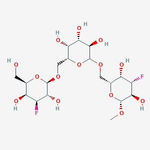 molecular formula C19H32F2O14 B13415092 Me-Dfgal-gal-fgal CAS No. 97462-02-7