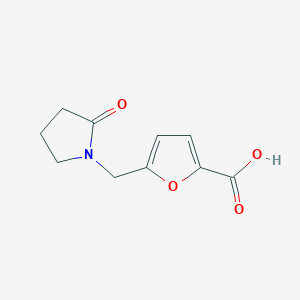 5-[(2-Oxo-1-pyrrolidinyl)methyl]-2-furoic acid