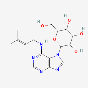 molecular formula C16H23N5O5 B13415120 Isopentenyl-Adenine-7-glucoside CAS No. 59384-58-6