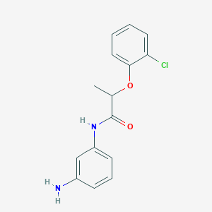 N-(3-Aminophenyl)-2-(2-chlorophenoxy)propanamide