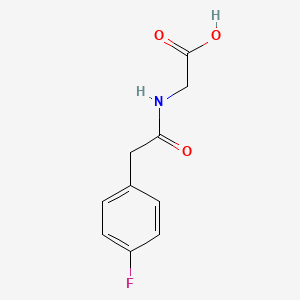 N-[(4-fluorophenyl)acetyl]glycine