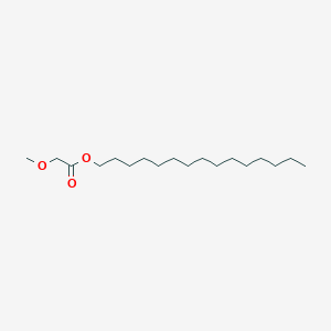 molecular formula C18H36O3 B13415157 Methoxyacetic acid, pentadecyl ester 
