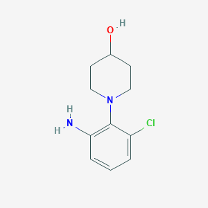 1-(2-Amino-6-chlorophenyl)-4-piperidinol