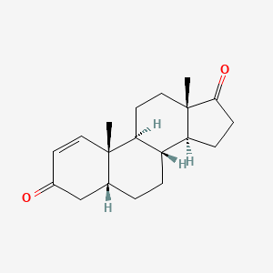 molecular formula C19H26O2 B13415216 5beta-Androst-1-ene-3,17-dione 
