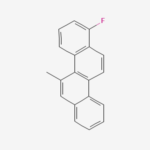 molecular formula C19H13F B13415223 1-Fluoro-5-methylchrysene CAS No. 64977-44-2