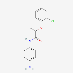 N-(4-aminophenyl)-2-(2-chlorophenoxy)propanamide