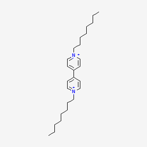 molecular formula C26H42N2+2 B13415308 1,1'-Dioctyl-4,4'-bipyridinium CAS No. 66620-94-8
