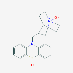 molecular formula C20H22N2O2S B13415343 Mequitazine Sulfoxide N-Oxide (Mequitazine N,S-Dioxide) 