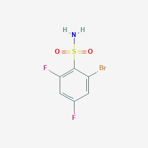 molecular formula C6H4BrF2NO2S B1341536 2-Bromo-4,6-difluorobenzenesulfonamide CAS No. 951624-79-6