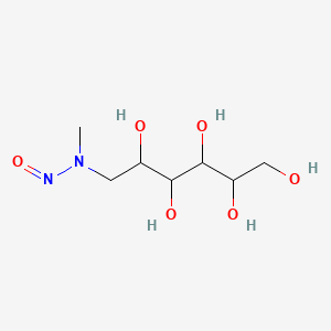 molecular formula C7H16N2O6 B13415366 N-Nitroso-meglumine 