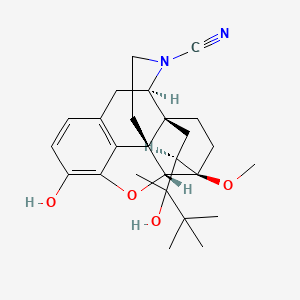 molecular formula C26H34N2O4 B13415376 N-Cyanonorbuprenorphine 