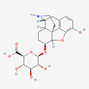 molecular formula C23H29NO9 B13415390 Dihydromorphine-6-Beta-D-glucuronide CAS No. 70001-26-2