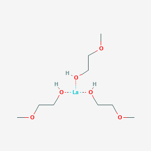 molecular formula C9H24LaO6 B13415394 Lanthanum methoxyethoxide 