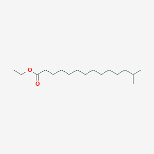 molecular formula C17H34O2 B13415457 Ethyl 13-methyltetradecanoate CAS No. 64317-63-1