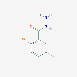 molecular formula C7H6BrFN2O B1341547 2-Bromo-5-fluorobenzohydrazide CAS No. 928327-82-6