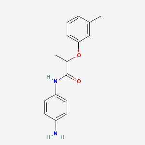 N-(4-Aminophenyl)-2-(3-methylphenoxy)propanamide