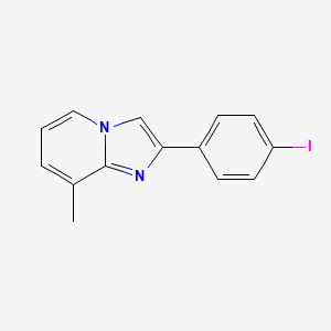 molecular formula C14H11IN2 B1341563 2-(4-Iodophenyl)-8-methylimidazo[1,2-a]pyridine CAS No. 869568-11-6