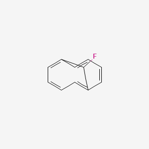 molecular formula C11H9F B13415689 11-Fluoro-1,6-methano(10)annulene CAS No. 71671-89-1