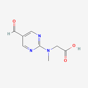 N-(5-Formylpyrimidin-2-YL)-N-methylglycine