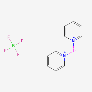 molecular formula C10H10BF4IN2 B13415690 Bis(pyridinium)iodonium tetrafluoroborate 