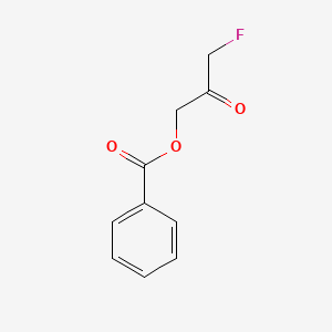 molecular formula C10H9FO3 B13415755 Benzoic acid, fluoroacetylmethyl ester CAS No. 62522-65-0