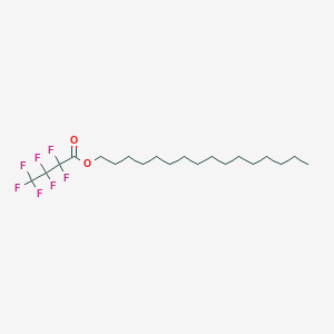 molecular formula C20H33F7O2 B13415760 Hexadecyl heptafluorobutanoate CAS No. 6385-15-5