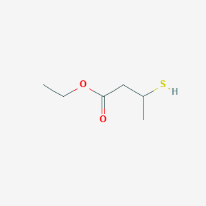 molecular formula C6H12O2S B134158 Ethyl 3-mercaptobutyrate CAS No. 156472-94-5