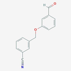 3-(3-Formylphenoxymethyl)benzonitrile