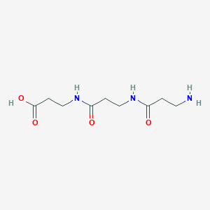 molecular formula C9H17N3O4 B13415821 H-beta-Ala-beta-ala-beta-ala-OH 