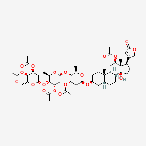 molecular formula C51H74O19 B13415861 Digoxin O-Tetra-acetate 