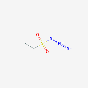 molecular formula C2H5N3O2S B13415868 Ethanesulfonyl azide CAS No. 70284-09-2