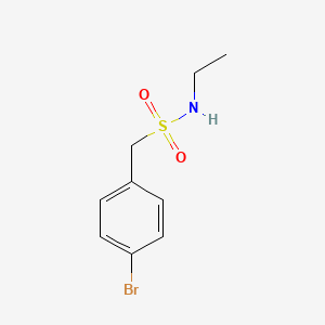 molecular formula C9H12BrNO2S B1341592 1-(4-Bromophenyl)-N-ethylmethanesulfonamide CAS No. 223555-84-8