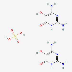 molecular formula C8H14N8O8S B13415965 Divicine Sulfate 