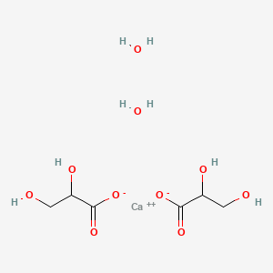 molecular formula C6H10CaO8 B1341598 Calcium DL-glycerate 2-hydrate CAS No. 67525-74-0