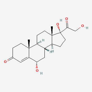 molecular formula C21H30O5 B13416035 6a-Hydroxy-11-deoxycortisol 