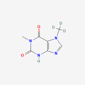 molecular formula C7H8N4O2 B13416110 Paraxanthine-d3 