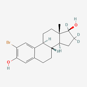 molecular formula C18H23BrO2 B13416119 Diflorasone 21-propionate 