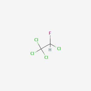 molecular formula C2HCl4F B13416165 1,1,1,2-Tetrachloro-2-fluoroethane CAS No. 354-11-0