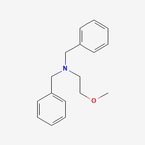 molecular formula C17H21NO B13416170 N,N-dibenzyl-2-methoxyethanamine 