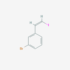 molecular formula C8H6BrI B1341623 Z-1-Bromo-3-(2-iodo-vinyl)-benzene CAS No. 908333-97-1