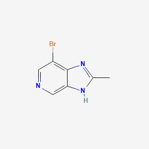 molecular formula C7H6BrN3 B1341624 7-BROMO-2-METHYL-1H-IMIDAZO[4,5-C]PYRIDINE CAS No. 929074-39-5