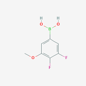 molecular formula C7H7BF2O3 B1341626 3,4-Difluoro-5-methoxyphenylboronic acid CAS No. 925910-42-5
