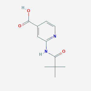 2-(2,2-Dimethyl-propionylamino)-isonicotinic acid